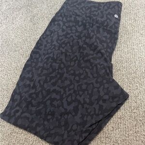 lululemon athletica Black Camo Track Pants